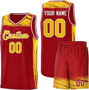 Uniforme de baloncesto para hombre recién llegado de alta calidad, diseño OEM, Jersey de manga corta, uniforme de baloncesto para hombre a la venta - Product Image 3