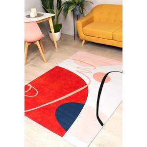 พรมโพลีเอสเตอร์3D พรมกำมะหยี่ทรงสี่เหลี่ยมขนาด10มม. สำหรับตกแต่งห้องนั่งเล่นห้องนอนวัยรุ่น - Product Image 1