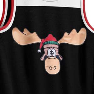 Griswold Moose Clark # Maillot de basket-ball 00, lettres et chiffres cousus, vêtements de supporter, polyester respirant - Product Image 2