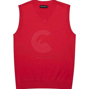 Street Wear tricoté hommes chandails sans manches respirant vente chaude tricoté léger chandails sans manches tricotés - Product Image 4