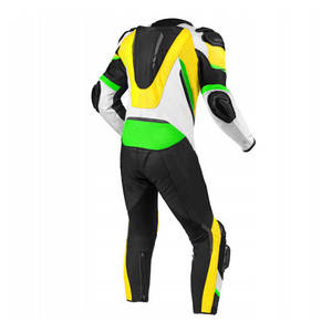 ชุดมอเตอร์ไซด์ทำจากวัสดุหนังแท้100% ชุดมอเตอร์ไซด์กันลมและแห้งเร็ว - Product Image 2