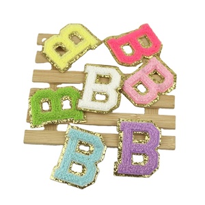 Custom Colorful Chenille Embroidery Patches High-Crew <b>Iron</b>-<b>on</b> Varsity <b>Letters</b> for Winter Season - Product Image 1