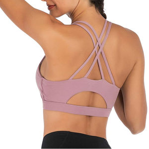 Soutien-gorge de sport confortable et ajusté, vente chaude, imprimé personnalisé, vêtements de fitness pour femmes, soutien-gorge de sport taille haute, respirant - Product Image 2