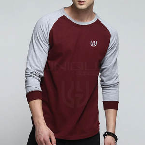 Camisa de manga larga con logotipo impreso personalizado de ropa de calle, camisa de manga larga de última moda de color en contraste para hombres - Product Image 1