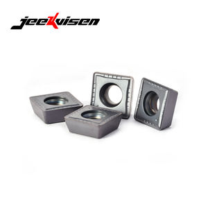 Plaquette de coupe carrée en carbure cémenté à dureté supérieure Jeekvisen SPMG140512-PG LF6018S pour tournage CNC - Product Image 3