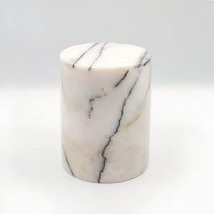 Portavelas votivo de mármol de Navidad, tamaño personalizado, Venta caliente, boda, hecho a mano, Calacatta, viola, mármol, portavelas - Product Image 2