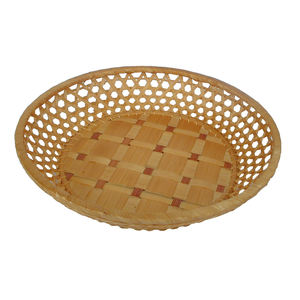 En gros Fait À La Main Grand Plateau Rond De Tissage En Bambou Pas Cher Vietnam Collection Paniers De Rangement - Product Image 1