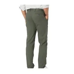 Pantalon chino en coton de qualité de luxe fabriqué avec des conceptions personnalisées disponibles aux prix du marché pour hommes