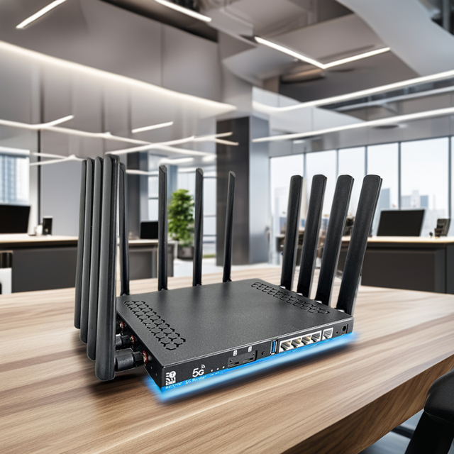 2.5G WAN 5G Mesh Wifi Wireless Router with Sim Card Modem Function 7 Wifi Firewall and VPN Function
