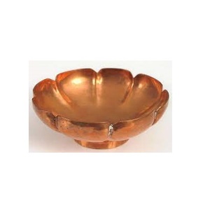 Bol antique de service de fruits en cuivre nouveau design bol à salade de fruits de service de meilleure qualité pour une utilisation déco de table - Product Image 5