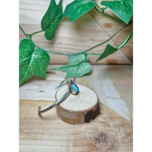 Navajo Handmade Cotton Candy Turquoise & Sterling <b>Silver</b> Fashion <b>Cuff</b> <b>Bracelet</b> - Product Image 2