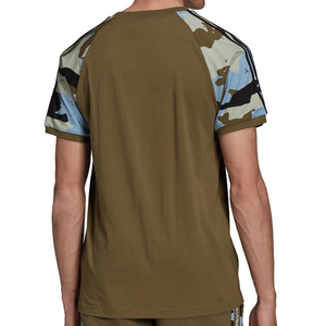 Alta calidad Casual 100% poliéster personalizado de alta calidad de algodón de bambú orgánico hombres camiseta logotipo personalizado Split Hem 95% algodón Gy - Product Image 5