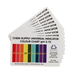 แผนภูมิสีอินดิเคเตอร์อเนกประสงค์ 10 แพ็ค-pH สำหรับแถบทดสอบ - Product Image 1