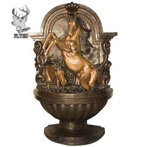 Fuente Decorativa <span class=keywords><strong>para</strong></span> Jardín con Diseño de Caballo Bebiendo, Fuente de Pared <span class=keywords><strong>para</strong></span> Interiores con Cabeza de Bronce, Cascada <span class=keywords><strong>para</strong></span> Exteriores - Product Image 6