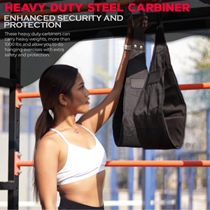 สายรัดออกกำลังกายแบบมีเบาะรองรับ AB สำหรับฟิตเนส เพาะกาย และการฝึกดึงข้อ - Product Image 3