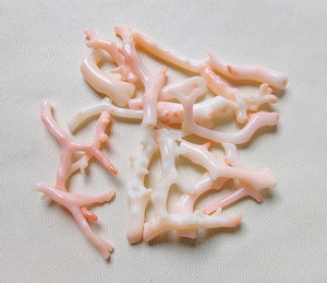 Palo Rosa japonés natural, cuentas de palo de coral blanco, palo pulido suave, piedra preciosa de coral suelta - Product Image 5