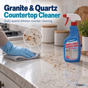 Spray detergente per granito 500ml pH Neutro, detergente per piani in quarzo, marmo e pietra sinterizzata, senza risciacquo, OEM Private Label - Product Image 2