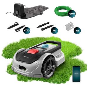 Cortacésped inalámbrico Cecotec GrassHopper 500 con cable, capacidad de 500 m, características de 4 y 2 tiempos para bricolaje, a gasolina y batería - Product Image 3