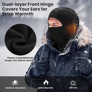 Masque de cagoule en polyester 100% léger personnalisable coupe-vent pour les activités sportives de plein air pêche OEM/ODM Service Puff - Product Image 2