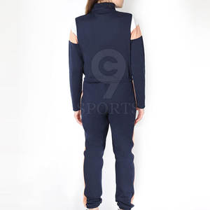 Chándal de gran tamaño de uso informal de algodón 100% para mujer, diseño personalizado, patrón sólido, tejido de punto - Product Image 4