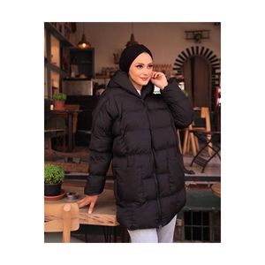 Piumino Oversize nero da donna - Product Image 2