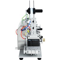 Etiquetadora Semiautomática para Botellas Planas YM120, Directo de Fábrica, para Limpiadores, Champús, Aceites Esenciales, Aplicador de Etiquetas