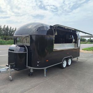 Offre Spéciale Portable Mobile Petit Déjeuner Food Truck Van utilisé pour la restauration rapide de la crème glacée et collations en fibre de verre et aluminium pour les restaurants. - Product Image 4