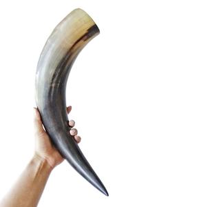 Cuerno de Búfalo, cuerno vikingo para beber con Soporte redondo Letal personalizado, diseño Natural 100%, cuerno de búfalo y buey vikingo - Product Image 5