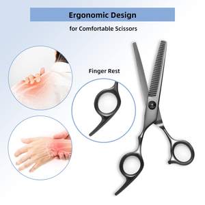 Professional Stainless Steel 440c 7 Inch Dog <b>Grooming</b> Custom Scissors With Comb Thinning Scissors <b>Kit</b> for Pet Cats Hair Cutting - Product Image 5