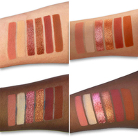Haute Pigment Vegan Maquillage Suspendu Sculpture Fard À Paupières Palette Logo Personnalisé Ombre À Paupières Paillettes Fard À Paupières Palette Étanche
