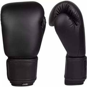 Guantes de boxeo de combate profesionales para adultos, precio muy bajo, logotipo personalizado, estilo profesional, guantes de entrenamiento de cuero PU con cordones, logotipo personalizado - Product Image 1