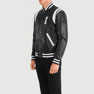 Veste universitaire pour hommes, boutons personnalisés, dernière veste de style lettreman, légère, chaude, confortable, streetwear quotidien, décontractée, extérieur - Product Image 5