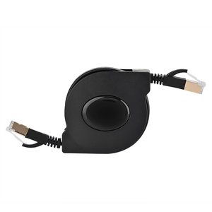 Cable Ethernet CAT 7, retráctil CAT7 RJ45 600MHz Cable de red LAN blindado con parche Cable Ethernet plano - Product Image 6