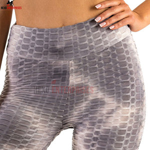 Mallas de Yoga de alta calidad para mujer, ropa de entrenamiento de cintura alta de Color sólido, mallas de diseño único, talla XL - Product Image 3