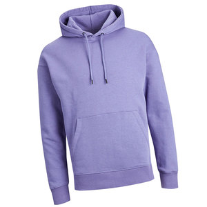 Sweat à capuche violet lavande pour homme et femme, 100% coton molletonné, sweat-shirt doux à enfiler, nouveau logo personnalisé OEM, streetwear d'hiver - Product Image 3