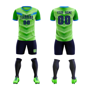 Uniformes de Fútbol para Hombre de Alta Calidad al por Mayor, 100% Poliéster, Conjuntos Personalizables con Impresión por Sublimación y Corte Automatizado para Adultos - Product Image 2