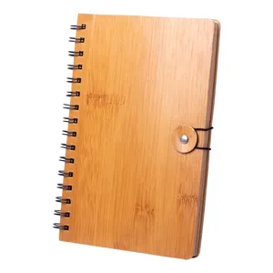 Taccuino Personalizzato Bergstadir A5 in Bambù, Gadget Promozionale - Product Image 1