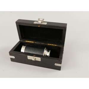 Telescopio de calidad superior Caja de regalo náutica Logotipo personalizado Latón Plata Telescopio Personalizar Caja Embalado Artículos de regalo de recuerdo - Product Image 4