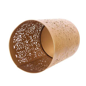 Design unique meilleure vente attrayant bougeoir pot votif fabrication de bougies finition noire taille personnalisée décoration de la maison lumière - Product Image 4
