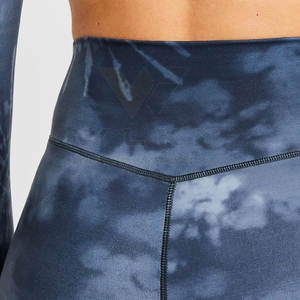 Pantalones cortos de gimnasia de cintura alta para mujer Pantalones cortos de Yoga de algodón transpirable con función de secado rápido Pantalones cortos de fitness de Talla grande-Suministro al por mayor - Product Image 6