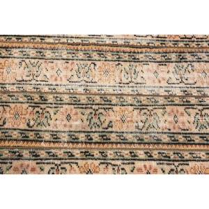Classic Beige <b>Black</b> 3 X 3.5ft Wool <b>Rug</b> Handmade Turkish Patchwork Rectangle <b>Rugs</b> for Living Room or Bedside Latex Backing - Product Image 5