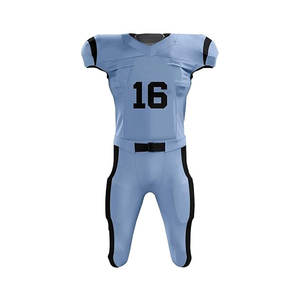 ชุดเครื่องแบบอเมริกันฟุตบอลผู้ใหญ่ชุดทำจากโพลีเอสเตอร์ระบายอากาศได้ดีพิมพ์โลโก้ได้ตามต้องการ - Product Image 5