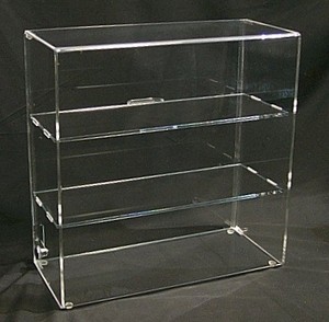 2025 Modern 2025 <b>Glass</b> Display Showcases: Trendy Transparent Cabinets for Cosmetic Storage and Organization - Product Image 1