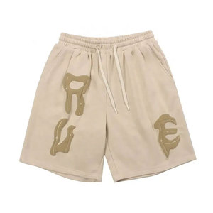 Super vente 2024 Short en polaire de rue haute pour hommes de qualité supérieure fabriqué sur mesure avec un nouveau logo design et une impression bouffante - Product Image 6