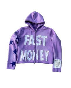 เสื้อฮู้ดซิปผู้ชายทรงปกติ ผ้าฝ้าย 100% เนื้อหนา ปักลายตามสั่ง บริการ OEM เป็นมิตรกับสิ่งแวดล้อม แห้งเร็ว - Product Image 2