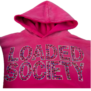 Fabricant personnalisé Sweat à capuche et sweatshirts à capuche en strass graffiti fluorescent de haute qualité avec impression multiple Sweat à capuche réfléchissant - Product Image 4