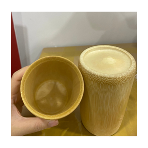 Natural Bamboo Mug Rustic Handmade <b>Drinkware</b> - Product Image 3