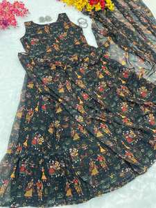 ชุดส่าหรีพิมพ์ลายที่นิยมในปริมาณมากโดย fabzone ขายส่ง - Product Image 4