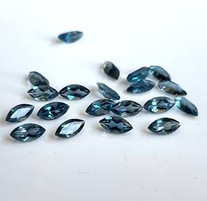 Topaze Bleue de Londres Naturelle Marquise Cut 3x6mm Facettes-Lâche Topaze Bleue de Londres Marquise Cut Gemstone Top Quality - Product Image 3