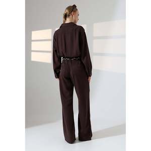 Combinaison à taille froncée 3080 - Marron - Product Image 2
